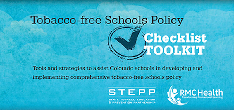 Tobacco Free Schools Policy Checklist Tobacco Free School Policy